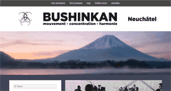 Desktop Screenshot of bushinkan.ch